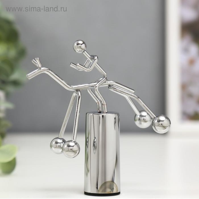 Маятник металл Маятник металл "Человечек на коне" 11,5х9,5х5 см