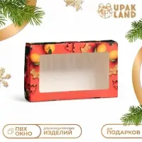 Коробка подарочная складная «Поздравление», 20×12×4 см