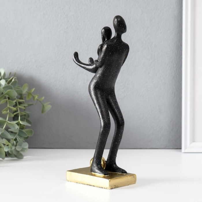 Сувенир полистоун Сувенир полистоун "Как за каменной стеной" чёрный 6х10,5х25 см