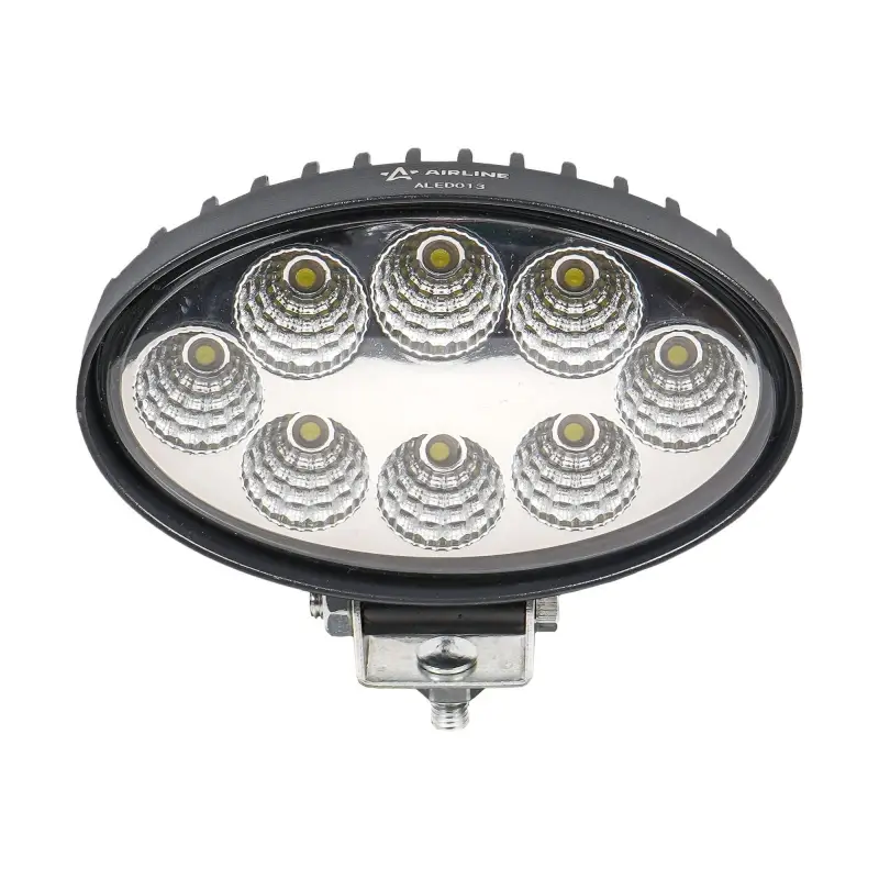 Фара светодиодная овальная, 8 LED рассеянный свет, 24W, (140х86х55) 12/24V