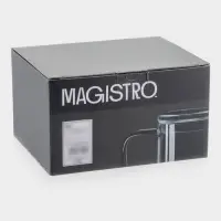 Кружка - мешалка Magistro &laquo;Слот&raquo;, 400 мл, 11.5&times;8&times;12.2 см, стекло, прозрачная