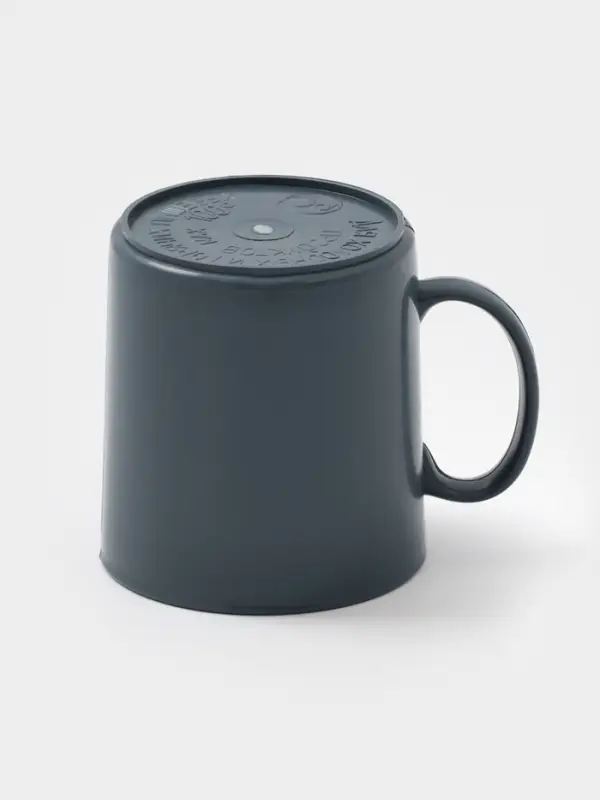 Кружка для холодных и горячих пищевых продуктов Комфорт Плюс, 350 мл, пластик, МИКС