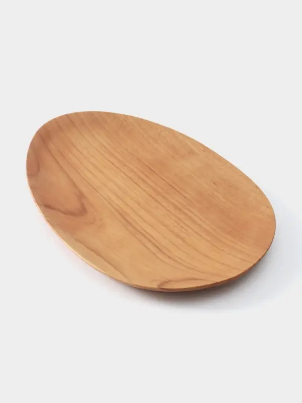 Блюдо, 24&times;18&times;2 см, тиковое дерево