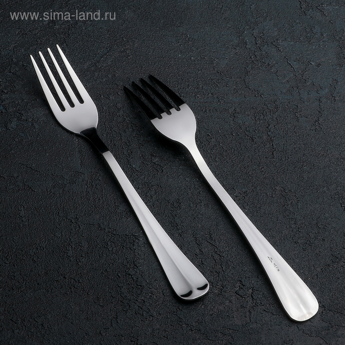 Вилка столовая «Уют», длина 20 см, толщина 1,8 мм, цвет серебряный Вилка столовая «Уют», длина 20 см, толщина 1,8 мм, цвет серебряный