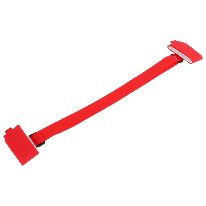 Связки для лыж с ремнём, цвет красный Связки для лыж с ремнём, цвет красный