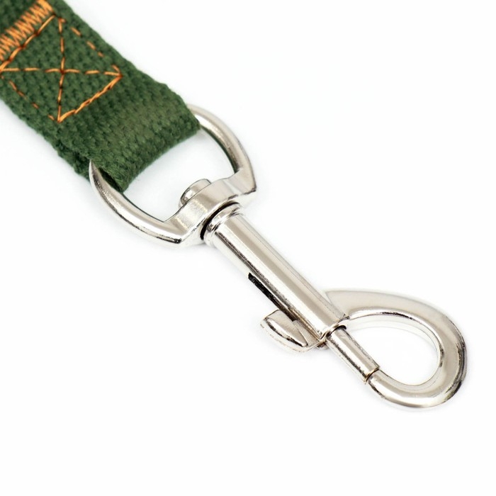 Поводок брезентовый, 5 м х 2 см, хаки Поводок брезентовый, 5 м х 2 см, хаки