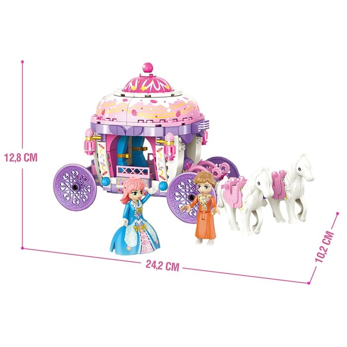 Конструктор Принцессы «Зефирная карета», 326 деталей Конструктор Принцессы «Зефирная карета», 326 деталей