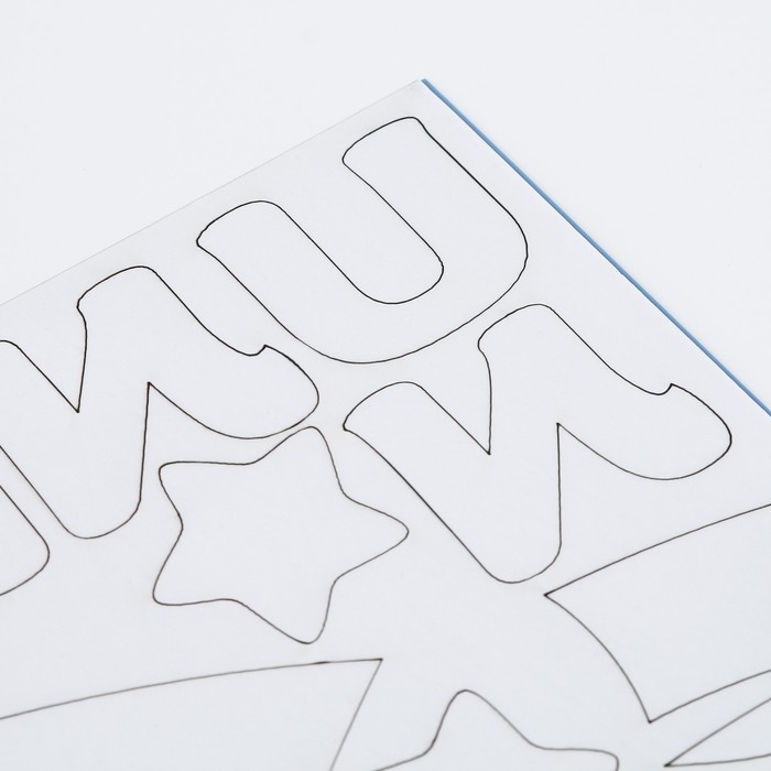 Наклейки интерьерные Наклейки интерьерные "Единорог", детский декор на стену, панно 120 х 58 см