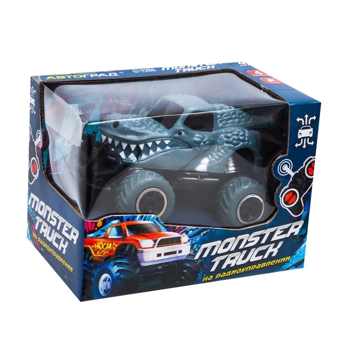 Джип радиоуправляемый DINO, работает от батареек, цвет синий Джип радиоуправляемый DINO, работает от батареек, цвет синий