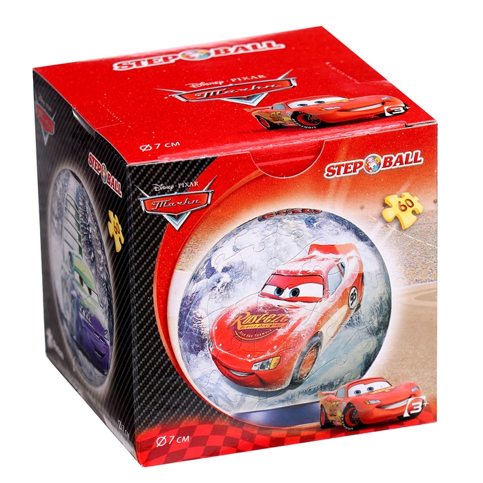 Пазл-шар «Тачки», 60 элементов Пазл-шар «Тачки», 60 элементов