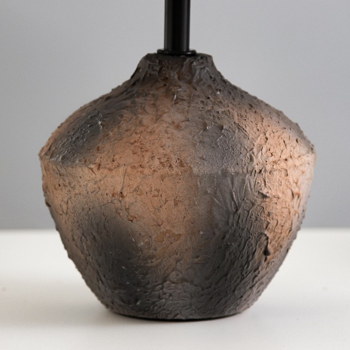 Настольная лампа Настольная лампа "Мила" Е14 40Вт коричневый черный 20х20х33см RISALUX