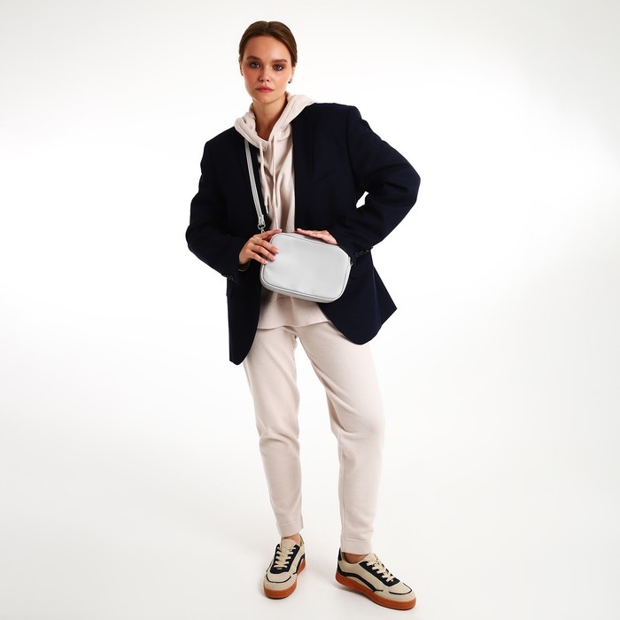 Сумка женская через плечо TEXTURA, маленький размер, цвет серый Сумка женская через плечо TEXTURA, маленький размер, цвет серый