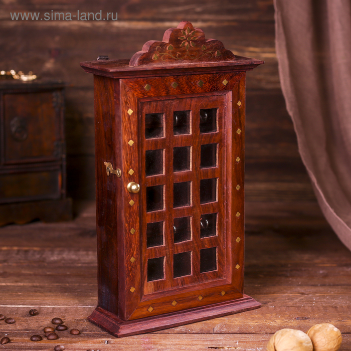 Ключница дерево Ключница дерево "Крона" 28,5х16,5х6 см