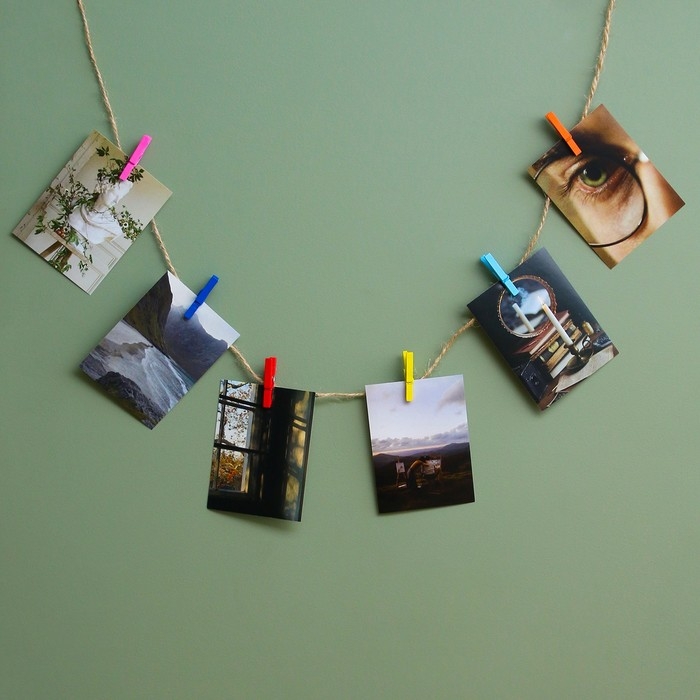 Набор прищепок для декора 50 шт., розовые — 2,5 см Набор прищепок для декора 50 шт., розовые — 2,5 см