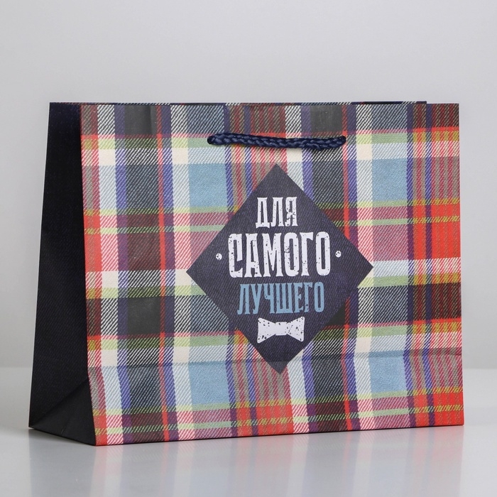 Пакет подарочный ламинированный, упаковка, For real man, MS 23 х 18 х 8 см Пакет подарочный ламинированный, упаковка, For real man, MS 23 х 18 х 8 см