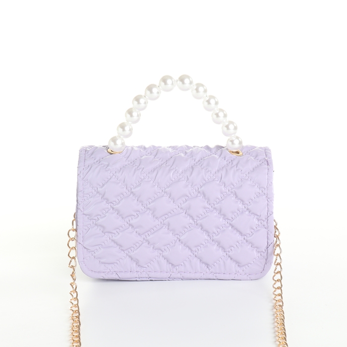 Сумка детская для девочки на молнии «Выбражулька», цвет сиреневый