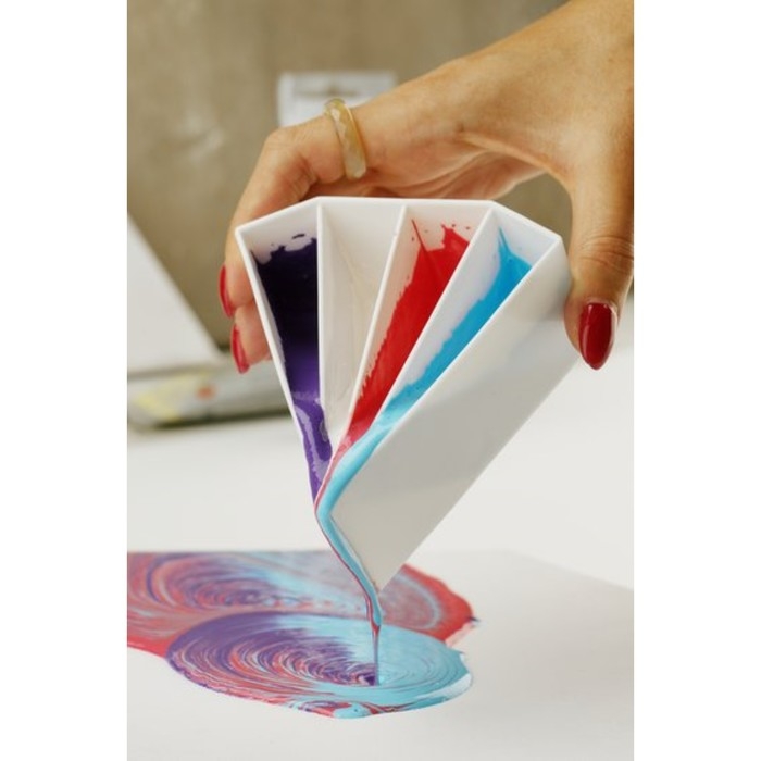 Стакан для техники Стакан для техники "флюид арт", ЗХК "Сонет", 4 секции, блистер