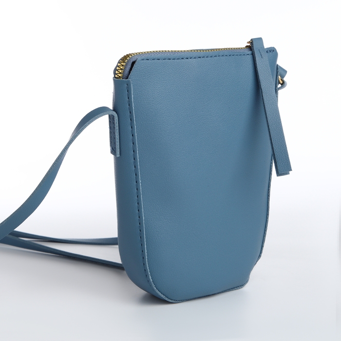 Сумка женская кросс-боди на молнии, цвет синий Сумка женская кросс-боди на молнии, цвет синий