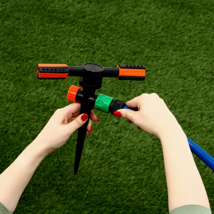 Распылитель 2-лепестковый, 24 см, под коннектор, пика, пластик, Greengo Распылитель 2-лепестковый, 24 см, под коннектор, пика, пластик, Greengo