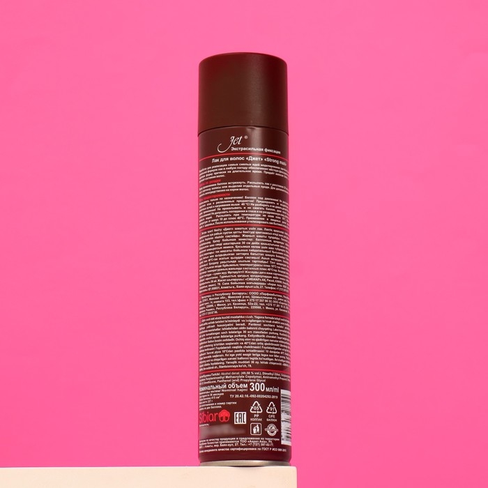 Лак для волос Jet chocolate Strong maxi  Лак для волос Jet chocolate Strong maxi "Экстра сильная фиксация", 300 мл