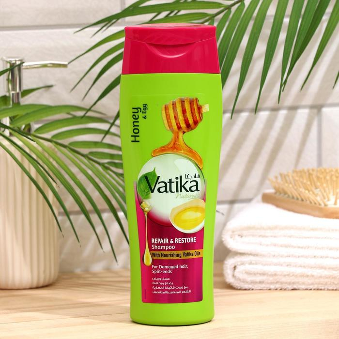 Шампунь для волос DaburVATIKA Naturals Repair & Restore исцеление и восстановление, 400 мл Шампунь для волос DaburVATIKA Naturals Repair & Restore исцеление и восстановление, 400 мл