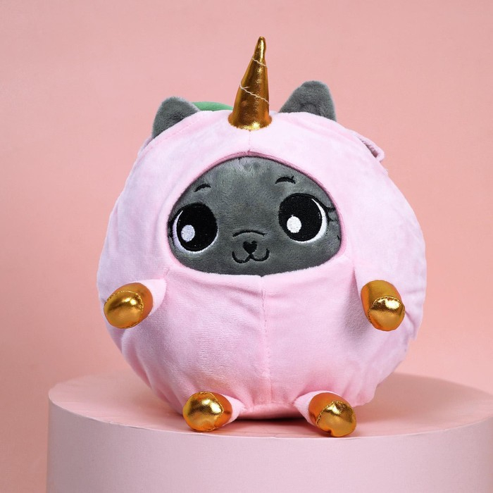 Мягкая игрушка «Котик в костюме единорожки», 20 см Мягкая игрушка «Котик в костюме единорожки», 20 см