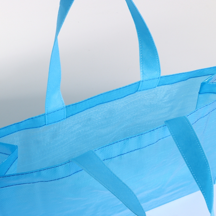 Сумка хозяйственная без застёжки, цвет голубой Сумка хозяйственная без застёжки, цвет голубой