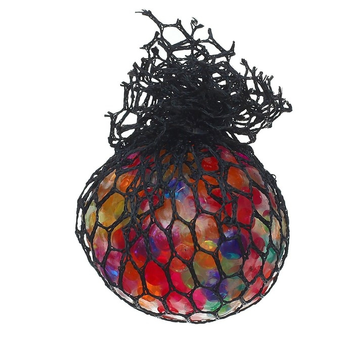 Мялка «Цветик», с гидрогелем, в чёрной сетке Мялка «Цветик», с гидрогелем, в чёрной сетке