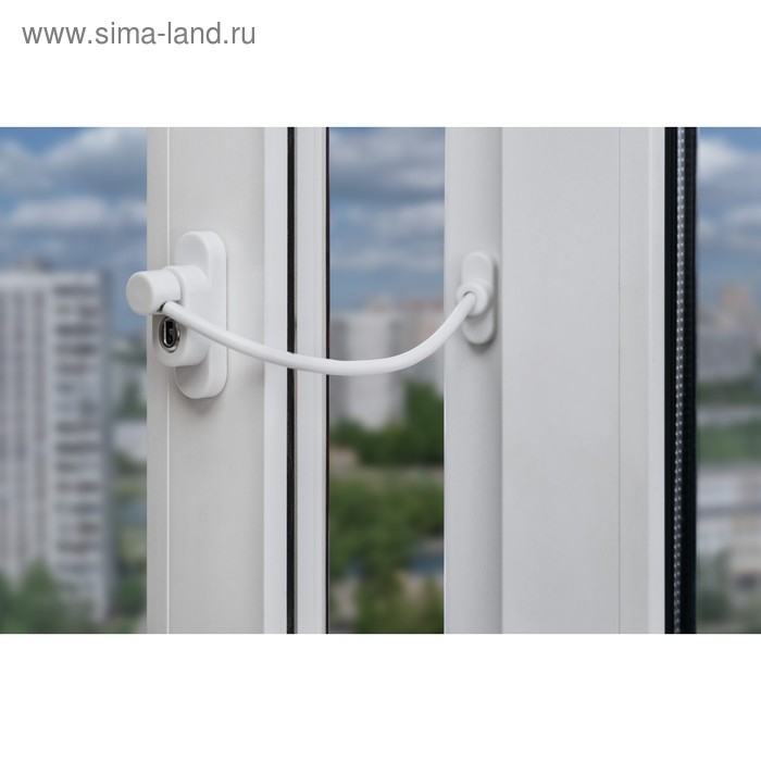 Замок блокиратор на окно, цвет белый, Roxy kids Замок блокиратор на окно, цвет белый, Roxy kids