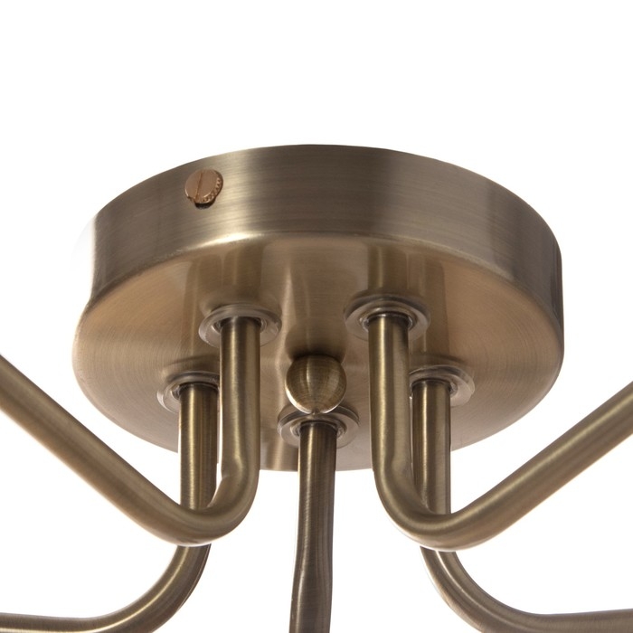 Люстра Люстра "Люси" 5х60Вт Е27 Античная бронза 60х60х29см