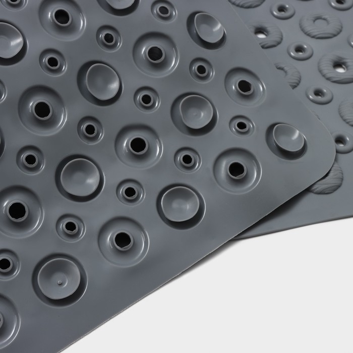 Коврик противоскользящий в ванну на присосках Доляна «Массажный», 37×67 см, цвет МИКС Коврик противоскользящий в ванну на присосках Доляна «Массажный», 37×67 см, цвет МИКС