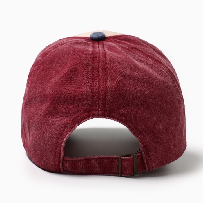 Кепка мужская MINAKU Кепка мужская MINAKU "IBIZA", цвет малиновый, размер 56-58