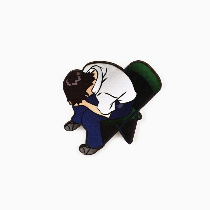 Значки деревянные «Аниме» в шоубоксе, 20 шт Значки деревянные «Аниме» в шоубоксе, 20 шт