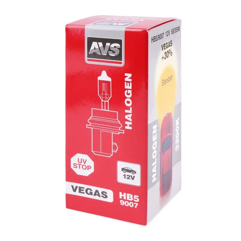 Галогенная лампа AVS Vegas HB5/9007.12V.65/55W.1шт.