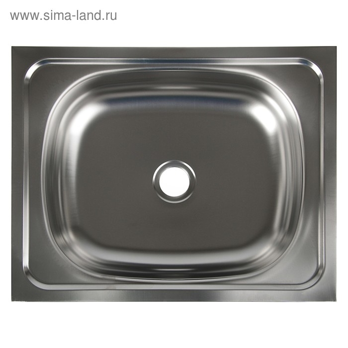 Мойка кухонная  Мойка кухонная "Владикс", накладная, без сифона, 50х40 см, нержавеющая сталь 0.4 мм