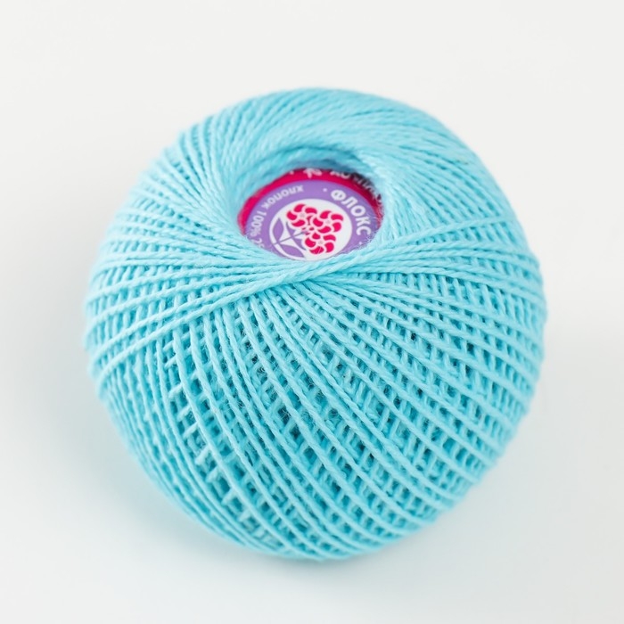 Нитки вязальные Нитки вязальные "Флокс" 150м/25гр 100% хлопок немерсеризованный цвет 2002