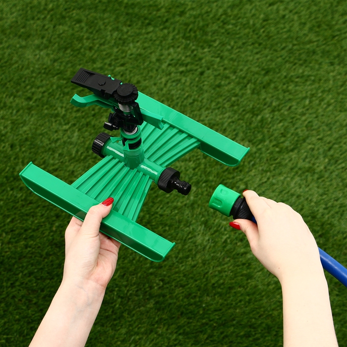 Распылитель импульсный, под коннектор, горизонтальный, пластик, Greengo Распылитель импульсный, под коннектор, горизонтальный, пластик, Greengo