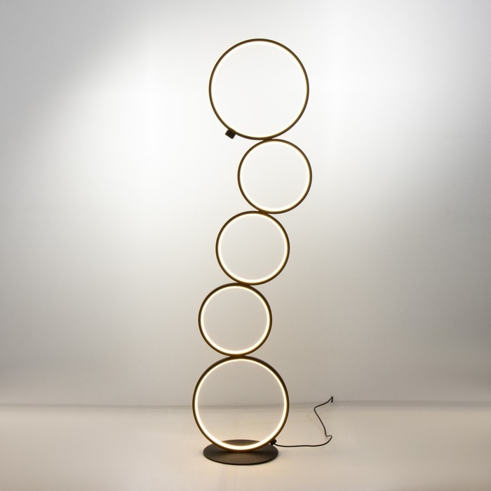 Торшер 16662/1BK LED 45Вт черный 30х30х115 см