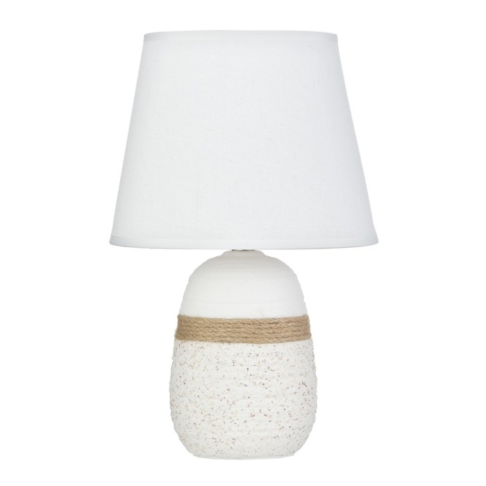 Настольная лампа Настольная лампа "Ренди" Е14 40Вт белый 20х20х32 см RISALUX