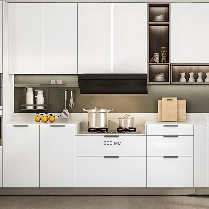 Ручка торцевая CAPPIO RT002, L=200 мм, м/о 160 мм, цвет серый Ручка торцевая CAPPIO RT002, L=200 мм, м/о 160 мм, цвет серый