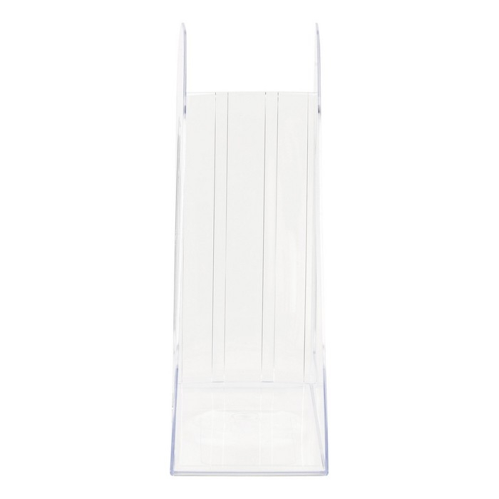 Лоток для бумаг вертикальный Стамм  Лоток для бумаг вертикальный Стамм "Фаворит", пластиковый, ширина 90 мм, прозрачный