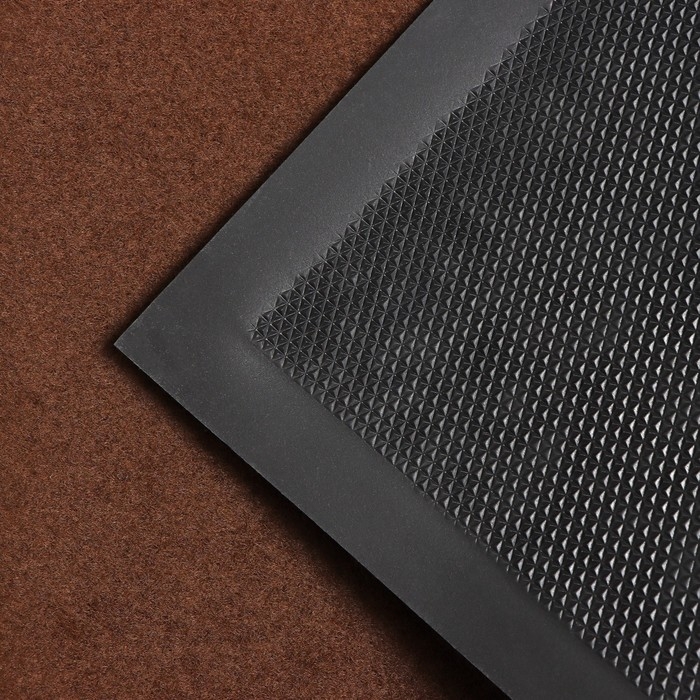 Коврик влаговпитывающий Tuff, 40×60 см, цвет коричневый Коврик влаговпитывающий Tuff, 40×60 см, цвет коричневый