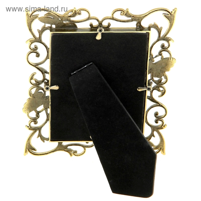 Фоторамка металл Фоторамка металл "Бабочки и стрекозы" стразы 10х15 см