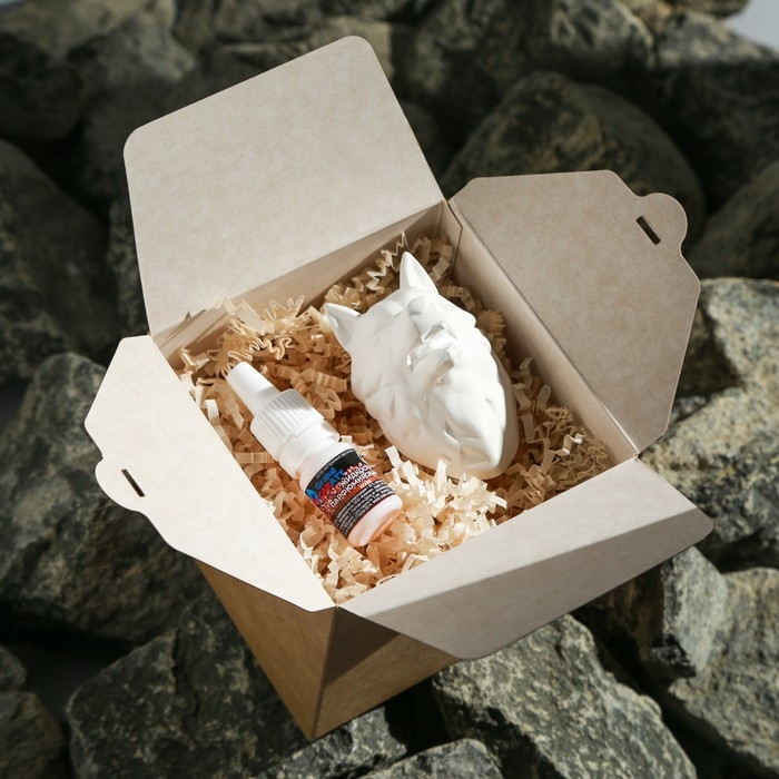 Ароматизатор в дефлектор керамический Волк, Grand Caratt + аромамасло Ароматизатор в дефлектор керамический Волк, Grand Caratt + аромамасло