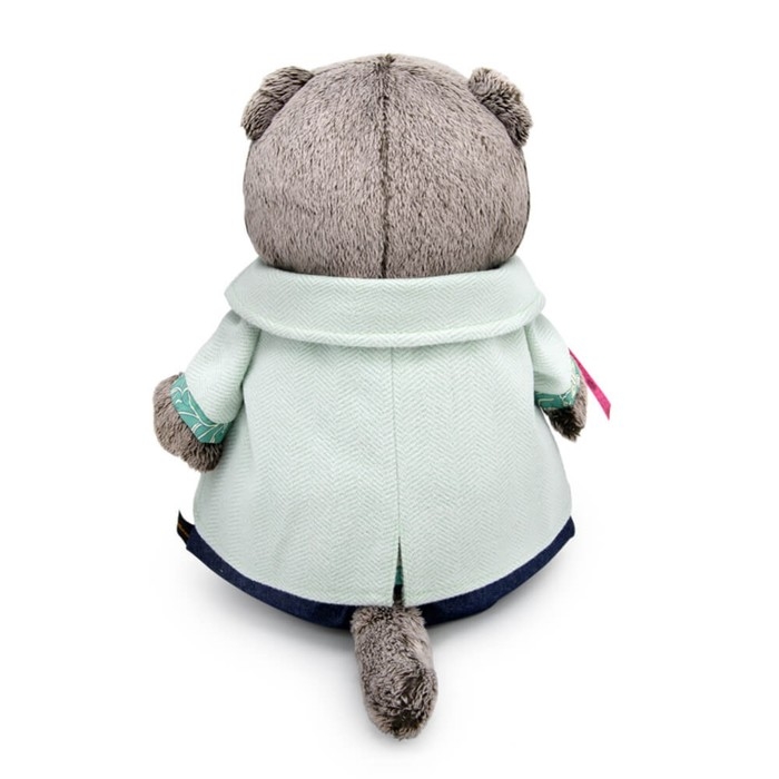 Мягкая игрушка «Басик», в твидовом пиджаке с розой, 19 см Мягкая игрушка «Басик», в твидовом пиджаке с розой, 19 см