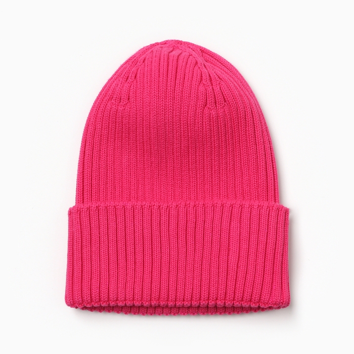 Шапочка детская, цвет фуксия, р-р 54-56 (7 лет) Шапочка детская, цвет фуксия, р-р 54-56 (7 лет)