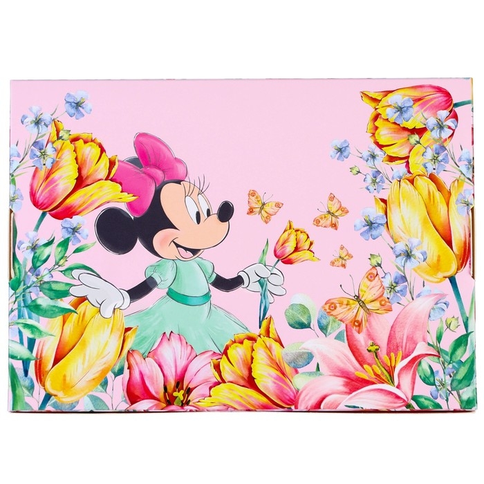 Подарочная коробка, складная Подарочная коробка, складная "Цвети" 16х23х7.5 см, Минни Маус