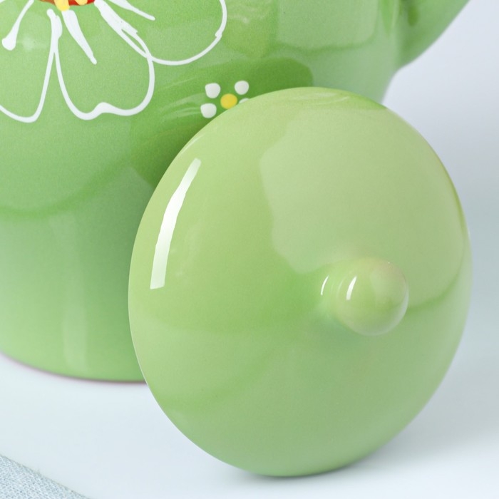 Кувшин Кувшин "Дачный" 1 л / 22,5х13,5см, ромашка зеленая