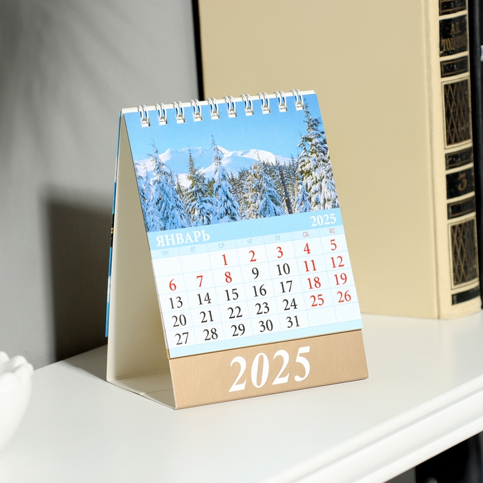 Календарь настольный, домик "Родные просторы" 2025, 10 х14 см