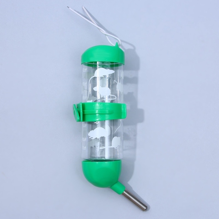 Поилка для грызунов 125 мл, 12,5 Х 4,5 см, микс цветов Поилка для грызунов 125 мл, 12,5 Х 4,5 см, микс цветов